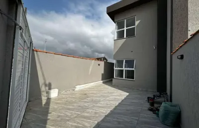 Casa para venda em itanhaém, gaivota, 3 dormitórios, 1 suíte, 1 banheiro, 2 vagas