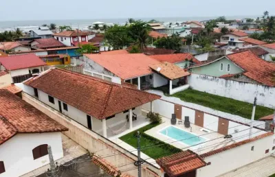 Casa para venda em itanhaém, palmeiras, 3 dormitórios, 2 suítes, 1 banheiro, 4 vagas
