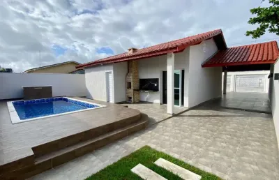Casa para venda em itanhaém, regina, 2 dormitórios, 1 suíte, 1 banheiro, 4 vagas