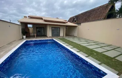 Casa para venda em itanhaém, grandesp, 3 dormitórios, 3 suítes, 1 banheiro, 5 vagas