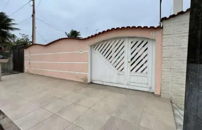 Casa para venda em itanhaém, gaivota, 3 dormitórios, 1 suíte, 1 banheiro, 3 vagas