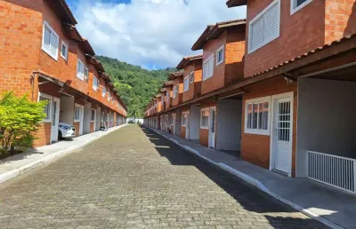Casa em condomínio para venda em mongaguá, jardim luciana, 2 dormitórios, 2 banheiros, 1 vaga