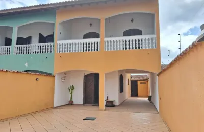 Casa para venda em itanhaém, parque augustus, 3 dormitórios, 2 banheiros, 5 vagas