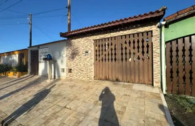 Casa para venda em itanhaém, gaivota, 2 dormitórios, 1 suíte, 1 banheiro, 2 vagas