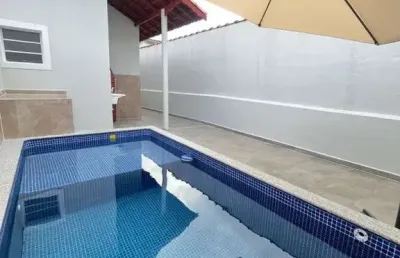 Casa para venda em mongaguá, balneário anchieta, 2 dormitórios, 1 suíte, 1 banheiro, 2 vagas