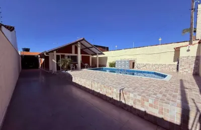 Casa para venda em itanhaém, gaivota, 2 dormitórios, 2 banheiros, 4 vagas