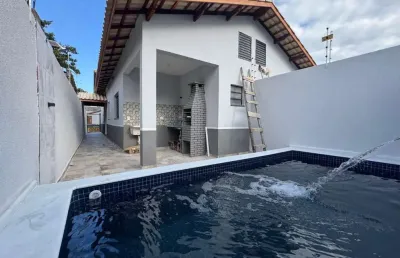 Casa para venda em itanhaém, suarão, 2 dormitórios, 1 suíte, 1 banheiro, 1 vaga