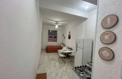 Kitnet para venda em praia grande, aviação, 1 dormitório, 1 banheiro, 1 vaga