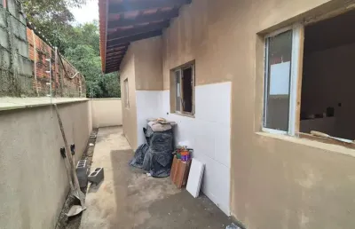 Casa para venda em itanhaém, bopiranga, 2 dormitórios, 1 banheiro, 2 vagas