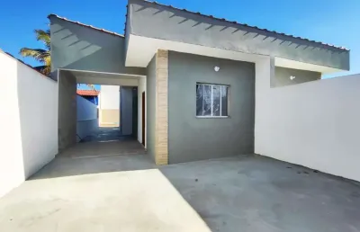 Casa para venda em itanhaém, gaivota, 2 dormitórios, 1 suíte, 1 banheiro, 2 vagas
