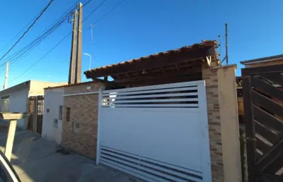 Casa para venda em itanhaém, bopiranga, 2 dormitórios, 1 banheiro, 2 vagas