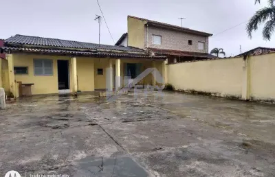Casa para venda em itanhaém, jardim diplomata, 2 dormitórios, 1 banheiro, 5 vagas
