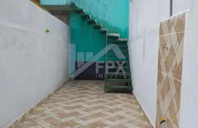Casa sobreposta para venda em itanhaém, nova itanhaém, 1 dormitório, 1 banheiro