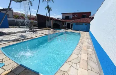 Casa para venda em itanhaém, jardim grandesp, 6 dormitórios, 1 suíte, 4 banheiros, 12 vagas