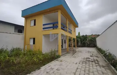 Sobrado para venda em itanhaém, parque augustus, 3 dormitórios, 2 suítes, 1 banheiro, 8 vagas