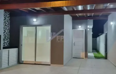 Casa para venda em peruíbe, flora rica 1, 2 dormitórios, 1 suíte, 1 banheiro, 2 vagas