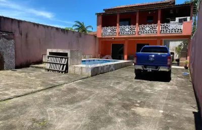 Sobrado para venda em itanhaém, jardim das palmeiras, 3 dormitórios, 2 suítes, 1 banheiro, 10 vagas