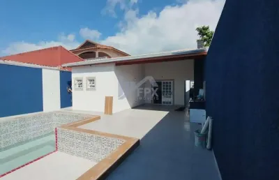 Casa para venda em itanhaém, jardim jamaica, 3 dormitórios, 3 suítes, 2 banheiros, 4 vagas