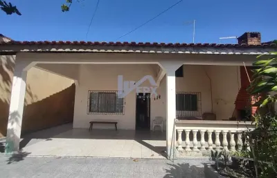 Casa para venda em itanhaém, balneário gaivota, 2 dormitórios, 1 banheiro, 8 vagas