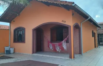 Casa para venda em itanhaém, balneário gaivota, 2 dormitórios, 1 banheiro, 3 vagas
