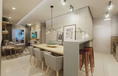 Apartamento para venda em itanhaém, centro, 2 dormitórios, 1 suíte, 1 banheiro, 1 vaga