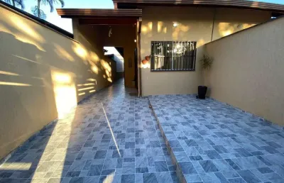 Casa para venda em itanhaém, balneário gaivota, 2 dormitórios, 1 suíte, 1 banheiro, 1 vaga
