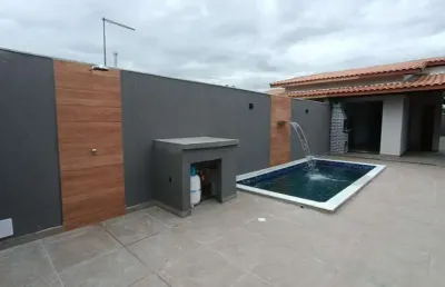Casa para venda em itanhaém, bopiranga, 2 dormitórios, 1 suíte, 1 banheiro, 2 vagas