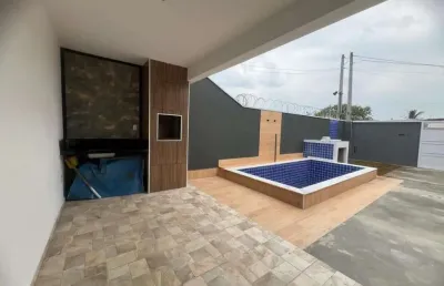 Casa para venda em itanhaém, jardim grandesp, 2 dormitórios, 1 suíte, 1 banheiro, 3 vagas