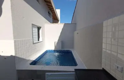 Casa para venda em itanhaém, cibratel 2, 2 dormitórios, 1 banheiro, 1 vaga