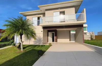 Casa alto padrão para venda em peruíbe, boungainville 4, 5 dormitórios, 2 suítes, 3 banheiros, 4 vagas