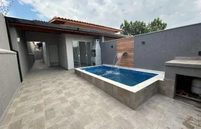 Casa para venda em itanhaém, bopiranga, 2 dormitórios, 1 suíte, 1 banheiro, 3 vagas