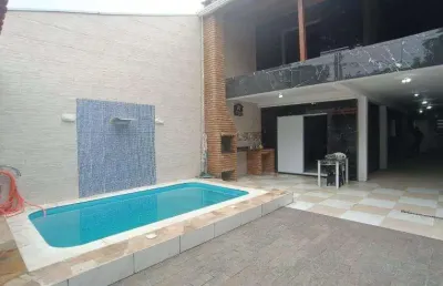 Casa para venda em itanhaém, jardim suarão, 3 dormitórios, 1 suíte, 2 banheiros, 3 vagas