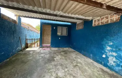 Casa para venda em itanhaém, jardim das palmeiras, 1 dormitório, 1 banheiro, 2 vagas