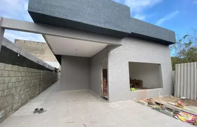 Casa para venda em itanhaém, balneário gaivota, 3 dormitórios, 1 suíte, 2 banheiros, 3 vagas