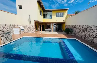 Sobrado para venda em itanhaém, jardim jamaica, 5 dormitórios, 1 suíte, 3 banheiros, 10 vagas