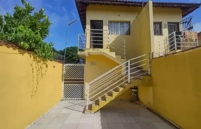 Casa sobreposta para venda em itanhaém, jardim das palmeiras, 2 dormitórios, 1 banheiro, 1 vaga