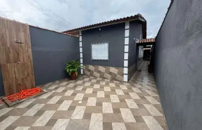 Casa para venda em itanhaém, bopiranga, 2 dormitórios, 1 suíte, 1 banheiro, 2 vagas