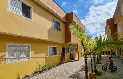 Casa em condomínio para venda em itanhaém, jardim das palmeiras, 2 dormitórios, 1 banheiro, 1 vaga