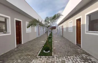 Casa em condomínio para venda em itanhaém, cibratel 2, 2 dormitórios, 1 banheiro, 1 vaga
