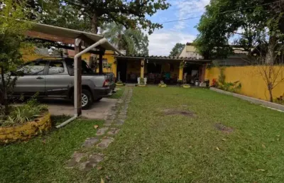 Casa para venda em itanhaém, jardim das palmeiras, 3 dormitórios, 2 banheiros, 5 vagas