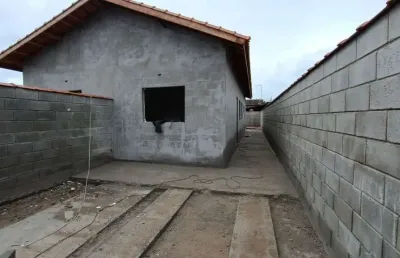 Casa para venda em itanhaém, balneário gaivota, 2 dormitórios, 1 banheiro, 2 vagas