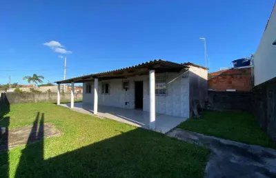 Casa para venda em itanhaém, bopiranga, 2 dormitórios, 1 banheiro, 5 vagas