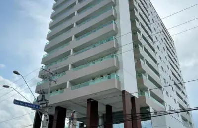 Apartamento para venda em praia grande, vila mirim, 2 dormitórios, 1 suíte, 1 banheiro, 1 vaga