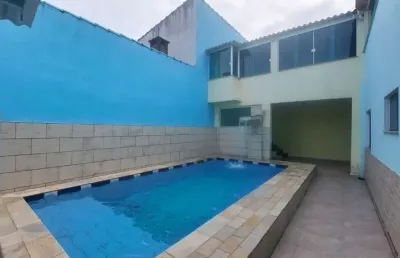 Casa para venda em itanhaém, balneário gaivota, 5 dormitórios, 2 suítes, 2 banheiros, 6 vagas