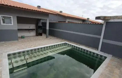 Casa para venda em itanhaém, jardim jamaica, 3 dormitórios, 1 suíte, 2 banheiros, 2 vagas