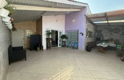 Casa para venda em itanhaém, balneário gaivota, 4 dormitórios, 2 suítes, 2 banheiros, 2 vagas