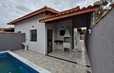 Casa para venda em itanhaém, bopiranga, 3 dormitórios, 1 suíte, 2 banheiros, 2 vagas