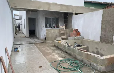 Casa para venda em itanhaém, tupi, 2 dormitórios, 1 suíte, 2 banheiros, 2 vagas