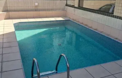 Apartamento para venda em praia grande, guilhermina, 1 dormitório, 1 banheiro, 1 vaga