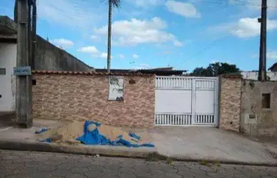 Casa para venda em itanhaém, umuarama, 1 dormitório, 1 banheiro, 3 vagas